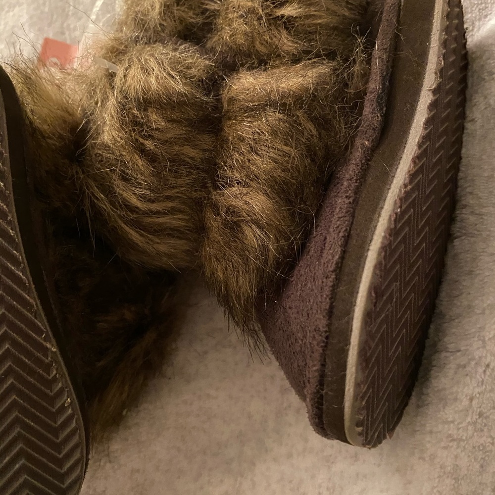 ❤️Infant furr shoes